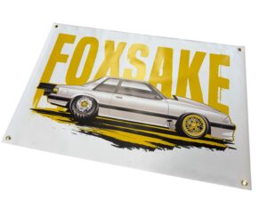 Tuff Mounts #FOXSAKE V2 Foxbody Mustang Shed Banner